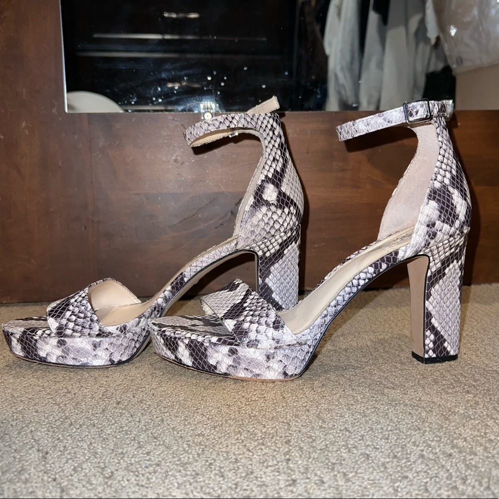 Vince Camuto Snakeskin Heels